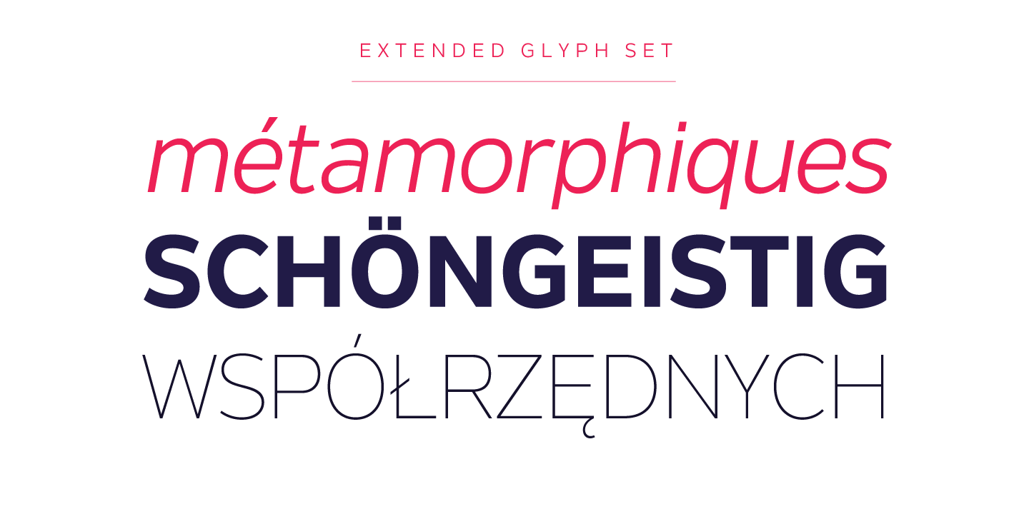 Beispiel einer Nolan Next Book Italic-Schriftart